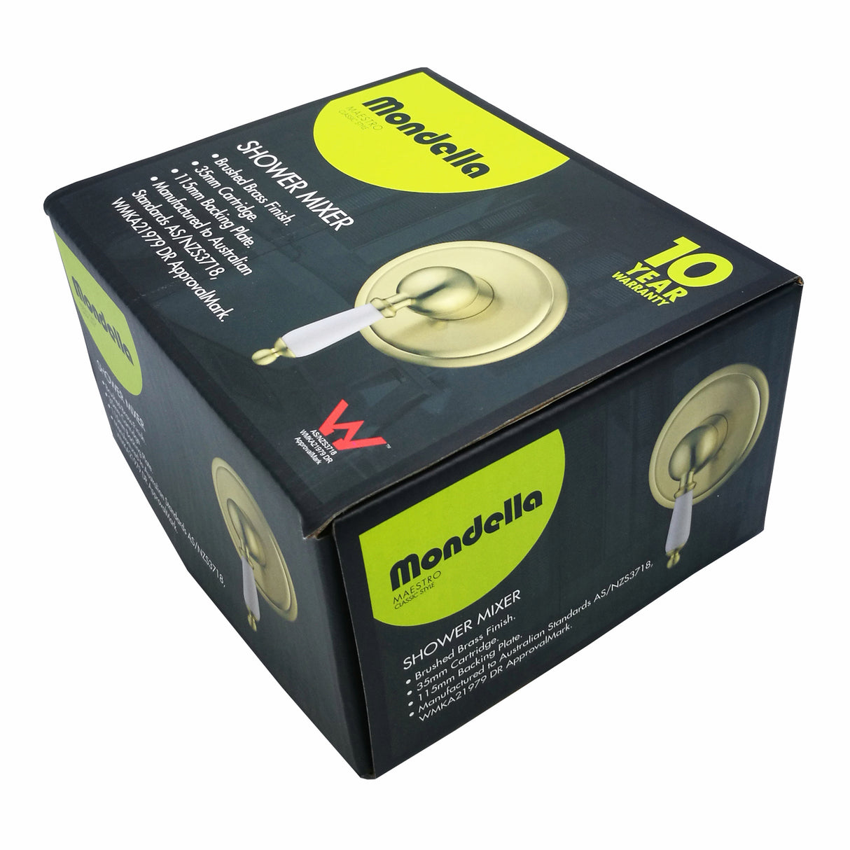 Mondella Brass Maestro Shower Mixer