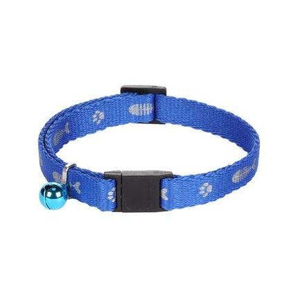 Flamingo Ziggi 20-35cm Flower Blue Cat Collar