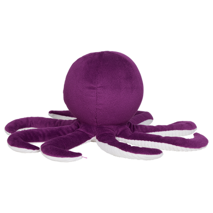 Happy Tails Purple Plush Octopus Toy