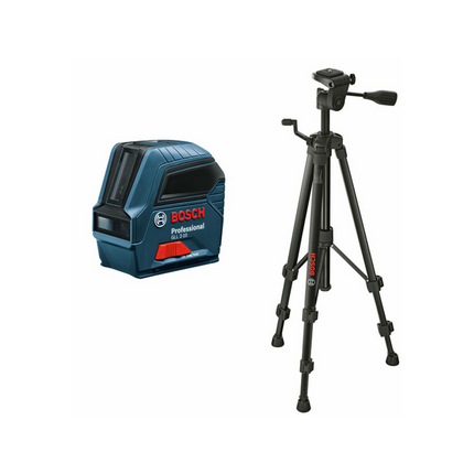 Bosch Professional 15m Cross Line Laser With Tripod 06159940K9