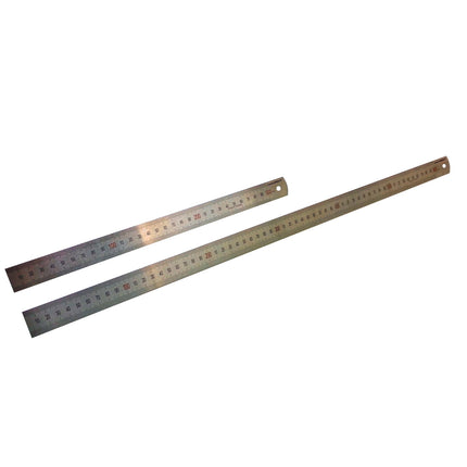 Craftright 600 And 300mm Stainless Steel Ruler - 2 Pack