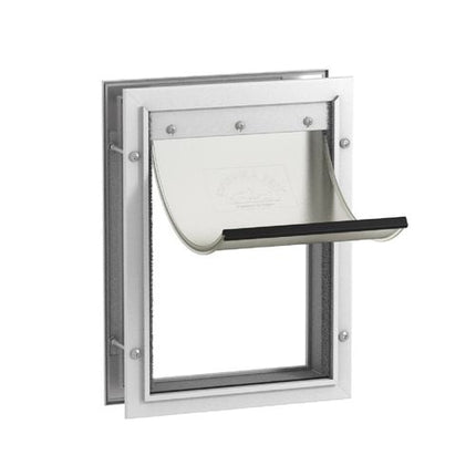 Hakuna Pets Medium White Deluxe Aluminium Pet Door