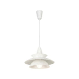 Brilliant 34cm White Matte Atomic DIY Metal Pendant Light