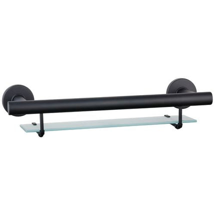 Evekare Black Bath Shelf Grab Rail