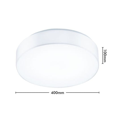 Verve Design 24W Grid Connect Smart Fabric Shade Ceiling Light - White