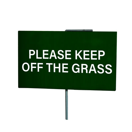 Sandleford 210mm Keep Off The Grass Sign