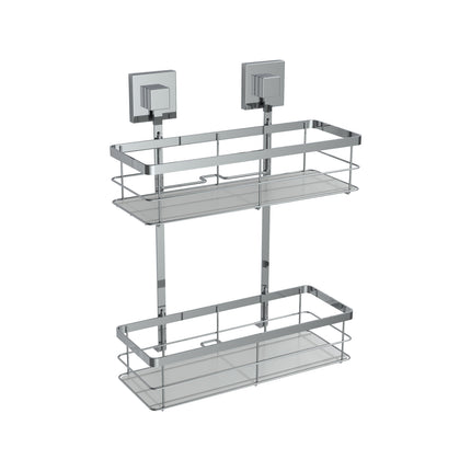 Fusion-Loc 26kg Stainless Steel Style Plus Double Shower Caddy