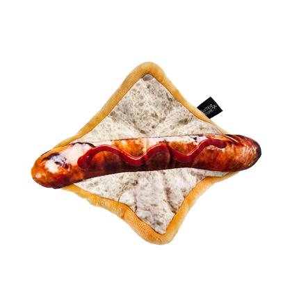 Baxter Bone Sausage In Bread Pet Toy