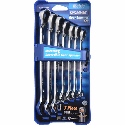 Kincrome 7 Piece Reversible Gear Spanner Set