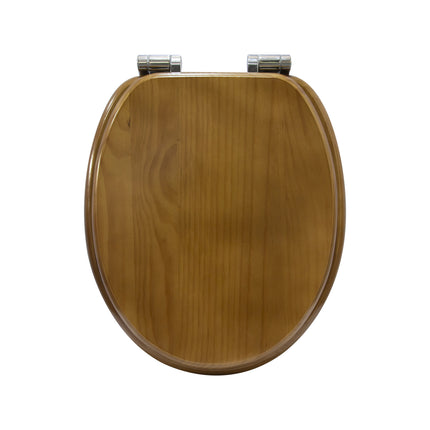 Mondella Honey Oak Timber Toilet Seat