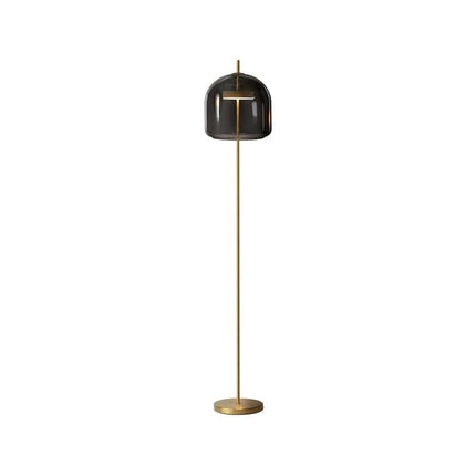 Mirabella Peta Smoke Glass LED Floor Lamp