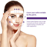 EELHOE Facial Wrinkle Patch, Droop Decree Line Lift Facial Skin Tightens Mouth Line Cheek Patch