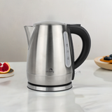 Dolphy 1.0L Electric Kettle ƒ?? Stainless Steel, Fast Boil, Auto Shut-Off & Overheat Protection ƒ?? Compact Hot Water Boiler for Tea & Coffee ƒ?? Black ƒ?? 2200W