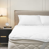 Fibresmart Strapped Mattress Protector White