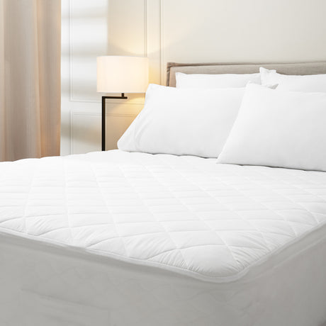 Fibresmart Fitted Mattress Protector White