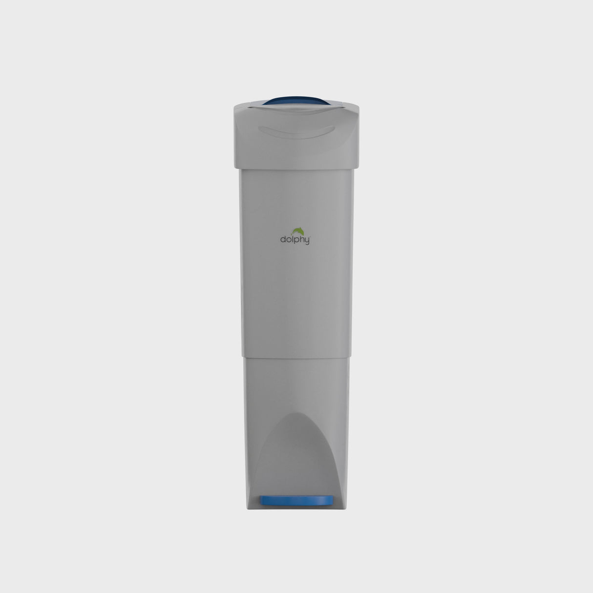 Dolphy 18L Sanitary Bin – ABS Plastic with Foot Pedal, Odour-Lock, Hands-Free Operation – White & Blue