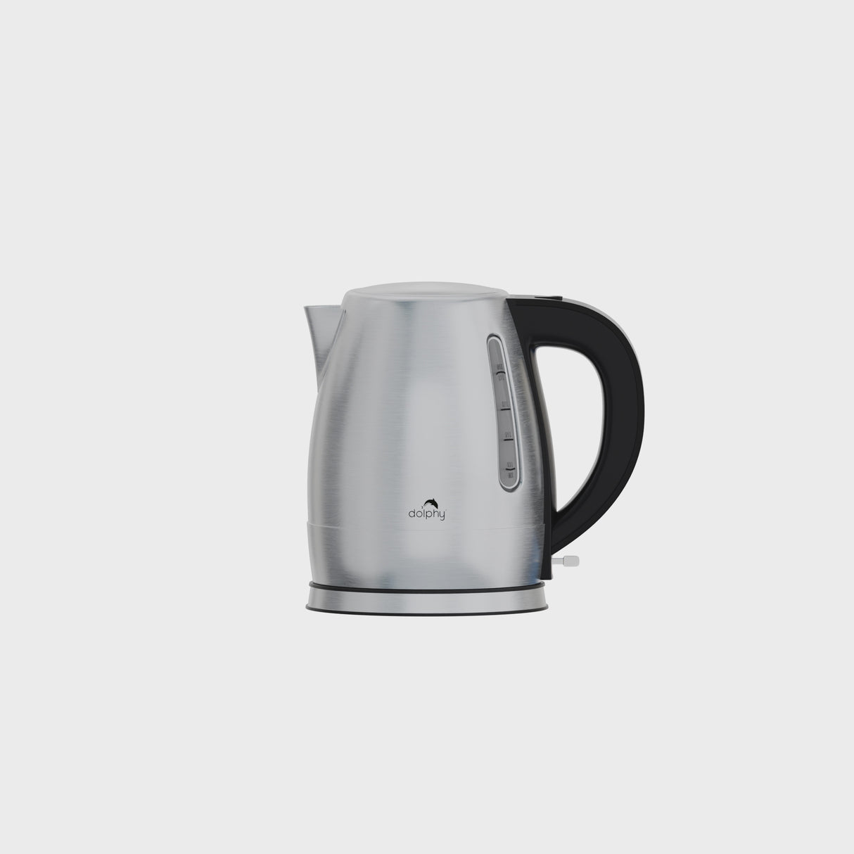 Dolphy 1.0L Electric Kettle – Stainless Steel, 1850 -2200W Fast Boil, Auto Shut-Off & Overheat Protection, Compact Hot Water Boiler for Tea & Coffee