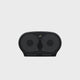 Dolphy Twin Jumbo ABS Toilet Roll Dispenser – Black, Dual 9" Roll Capacity, Wall-Mounted, Lockable, Durable for Commercial Washrooms