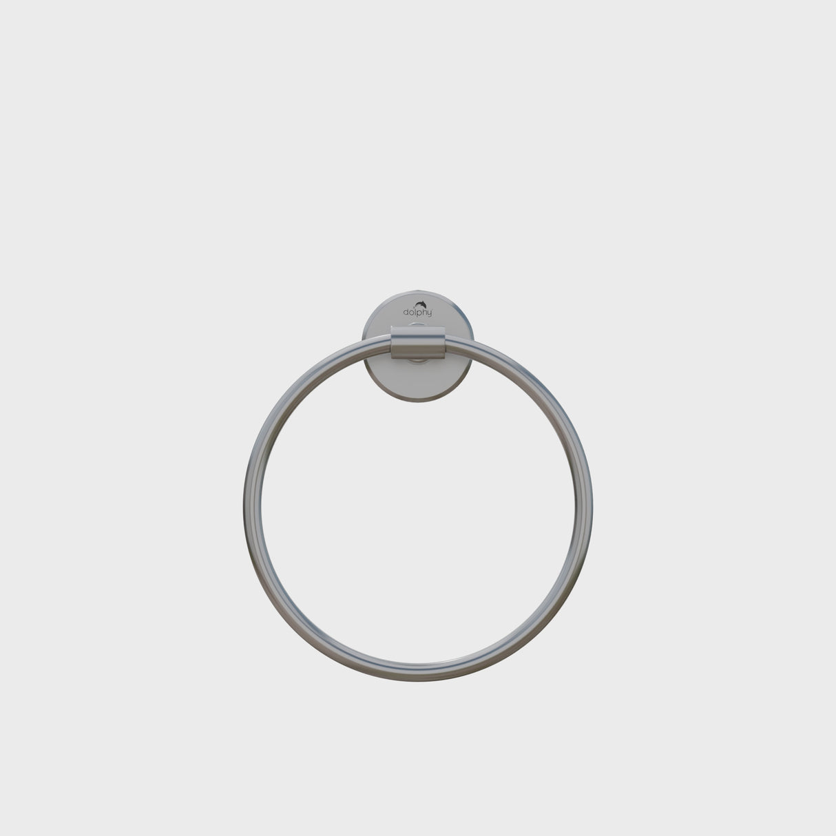 Dolphy Round Hand Towel Ring – Brushed Stainless Steel Wall Mounted Bathroom & Kitchen Towel Holder, Durable & Stylish Design