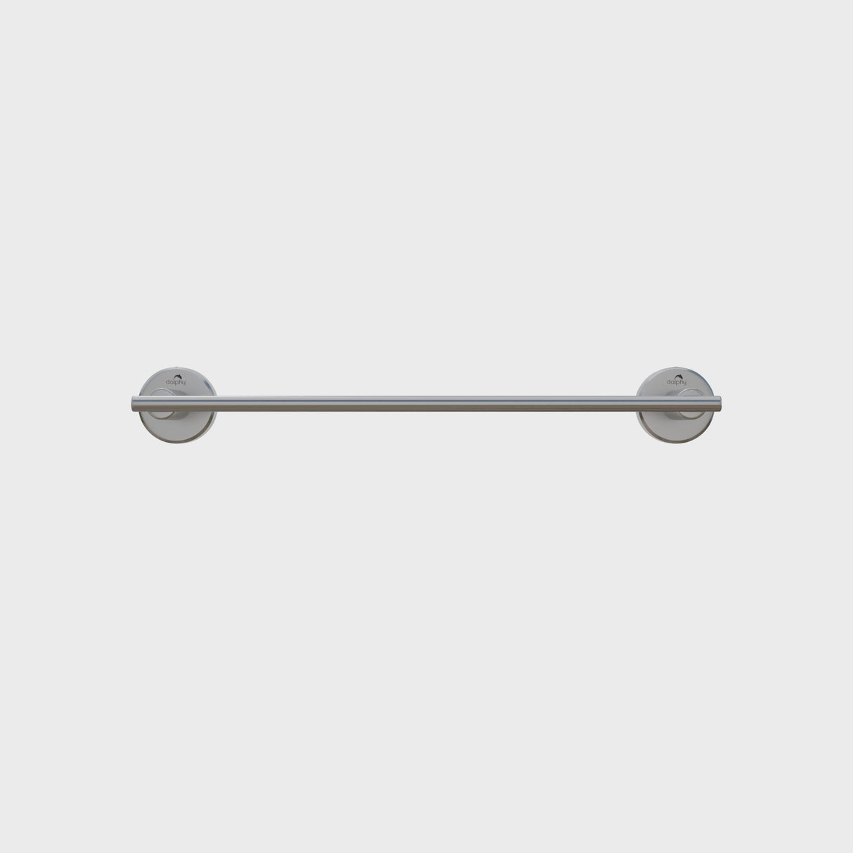 Dolphy Stainless Steel Single Towel Rail – Brushed Finish, Wall Mounted Bathroom Towel Bar, Durable & Modern Design for Home and Commercial Use
