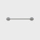 Dolphy Stainless Steel Single Towel Rail – Brushed Finish, Wall Mounted Bathroom Towel Bar, Durable & Modern Design for Home and Commercial Use