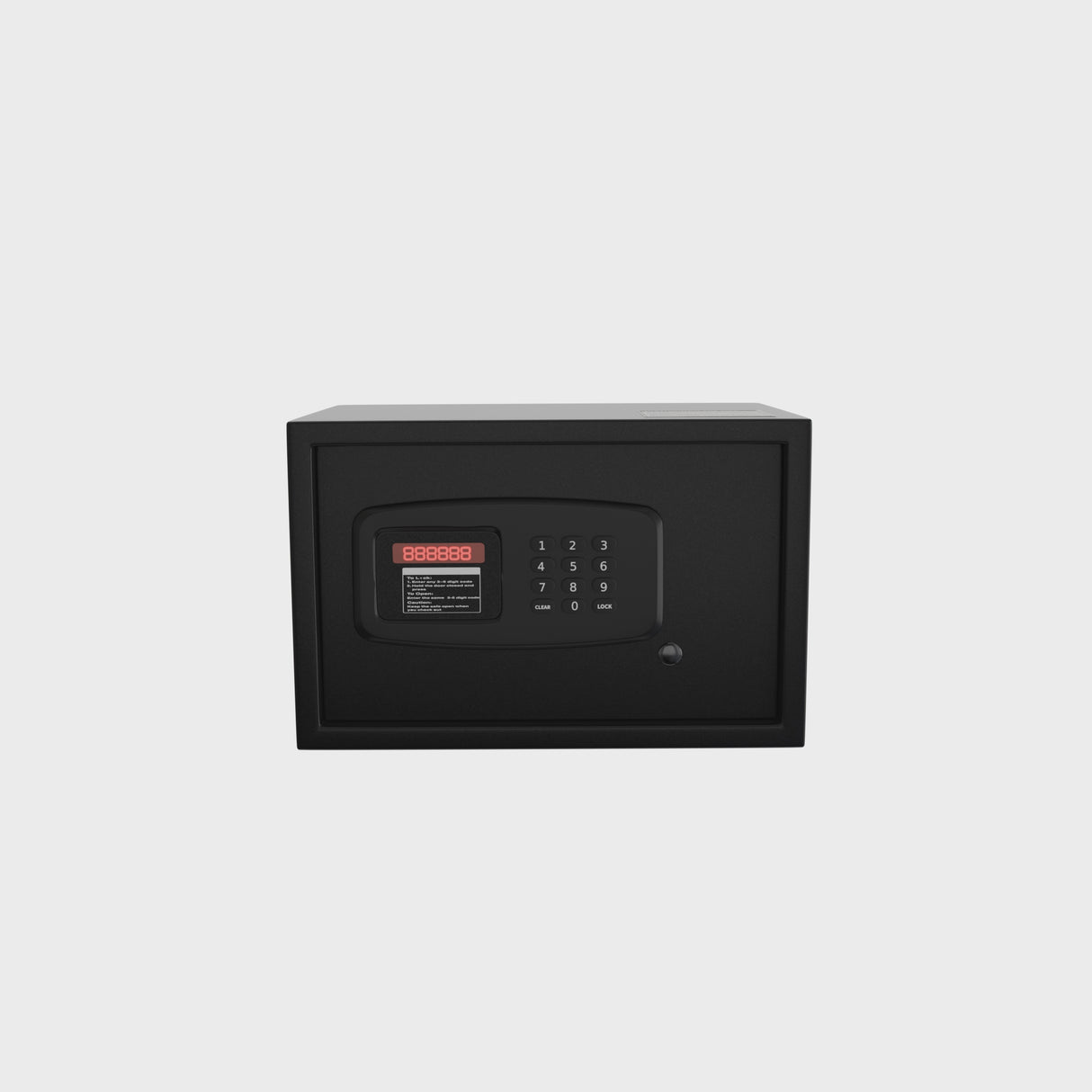 Dolphy Freeze System LED Digital Safe – 31x20x20 cm Steel Security Safe with Digital Keypad, Auto Open Door, LED Light & Mounting Kit – Black