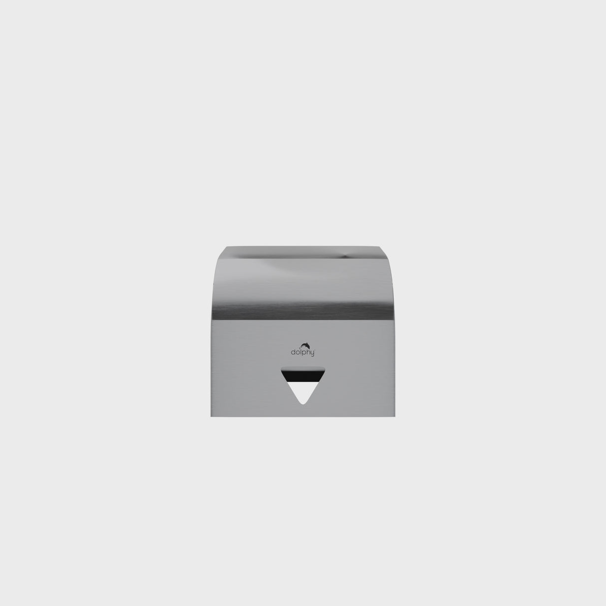 Dolphy Secure Lock Paper Towel Dispenser – Silver 304 Stainless Steel – Lockable Wall Mount with Viewing Window for Commercial Bathrooms