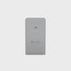 Dolphy Wall-Mounted Waterproof Baby Change Station – Grey HDPE, Foldable with Safety Belt & Storage Hooks