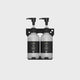 Dolphy 500ml Manual Soap Dispenser (Pack of 2) – White ABS & Steel Wall Mount, Refillable Liquid Dispensers for Bathroom, Kitchen & Commercial Use