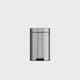 Dolphy 5L Round Pedal Bin – White Stainless Steel Waste Bin with Foot Pedal, Removable Inner Bucket, Compact Design for Bathroom, Kitchen & Office