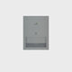 Dolphy Hot or Cold Recessed Stainless Steel Hand Dryer – Silver | Automatic, Energy-Efficient, Touchless Wall-Mount Dryer for Commercial Bathrooms