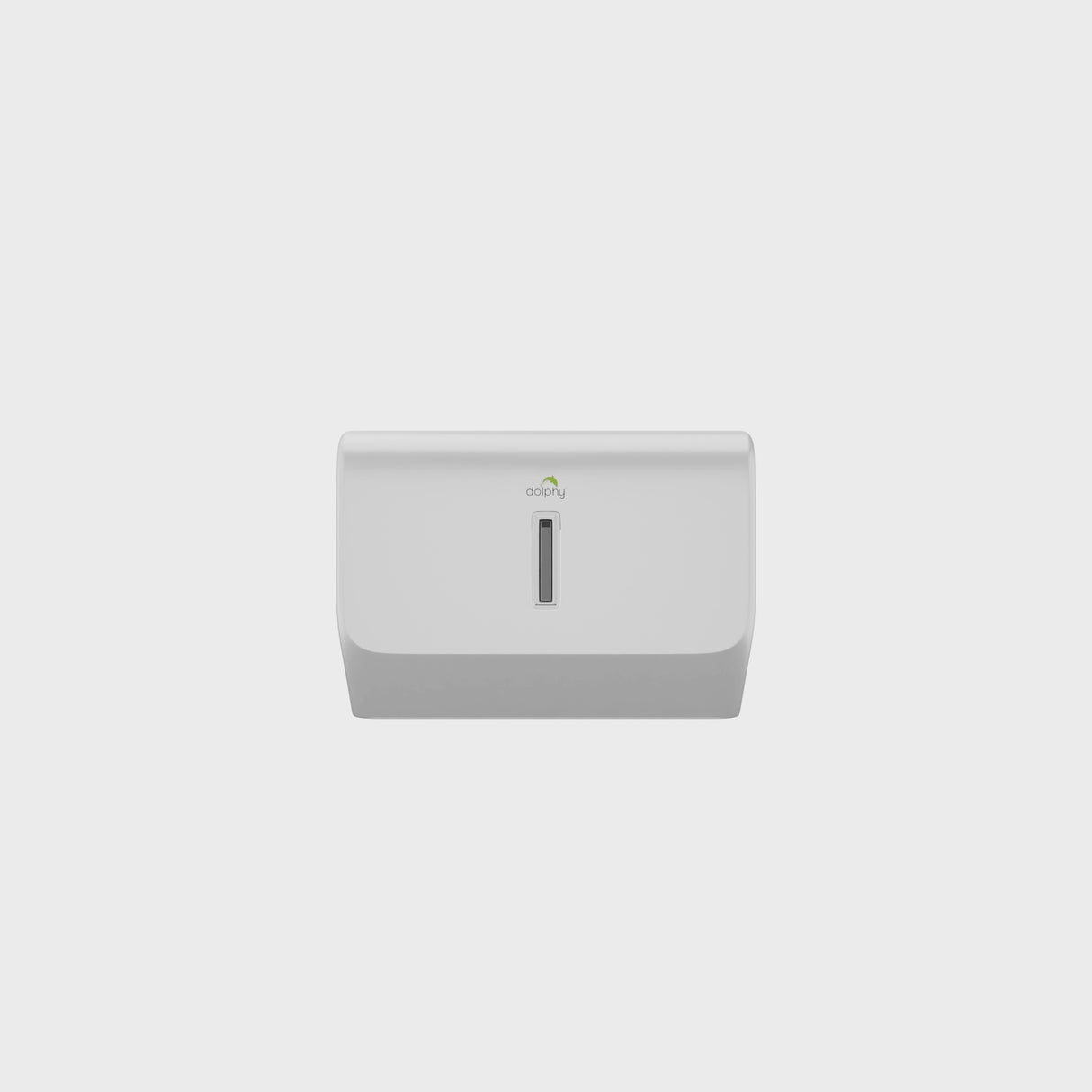 Dolphy Multifold Slimline ABS Paper Towel Dispenser – White, Lockable Wall Mount Design, Fits M-Fold & Z-Fold Towels, Durable ABS for Commercial Washrooms