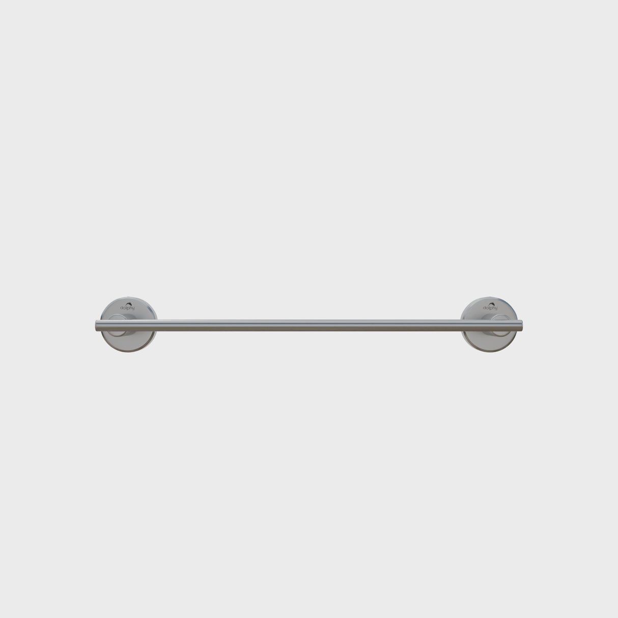 Dolphy Double Towel Rail – Brushed Stainless Steel Wall-Mount Bathroom Towel Holder, Modern Design, Durable & Rust-Resistant with Concealed Screw Fix