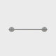 Dolphy Double Towel Rail – Brushed Stainless Steel Wall-Mount Bathroom Towel Holder, Modern Design, Durable & Rust-Resistant with Concealed Screw Fix