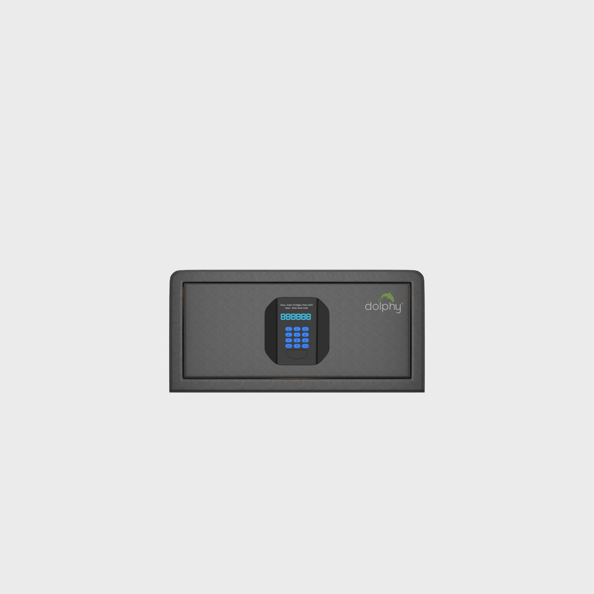 Dolphy Digital Safe with Freeze & Auto Door Function – LED Display, Keypad Lock, Steel Construction, 42x37x20cm, Black Security Box for Home & Office