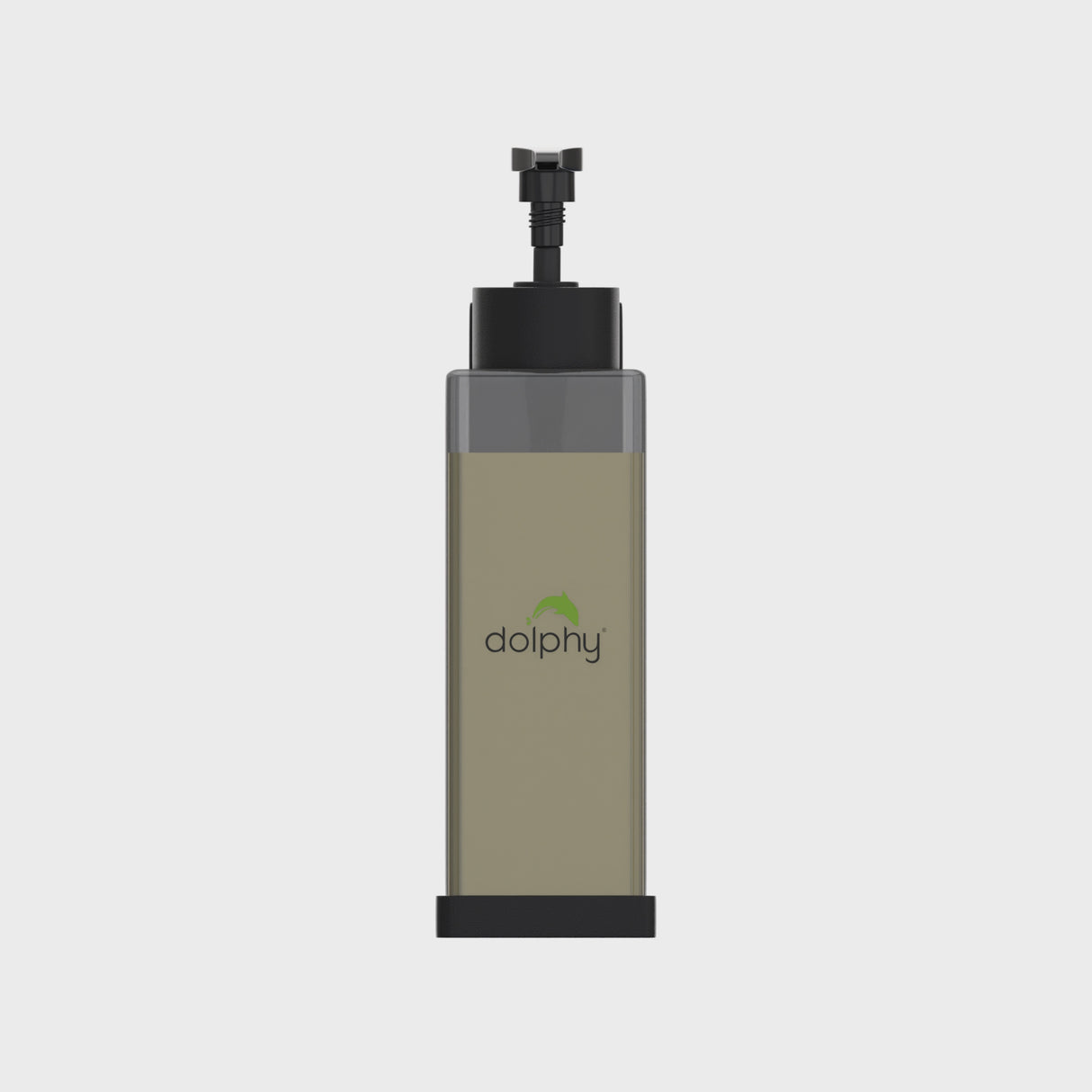 Dolphy Manual ABS Soap Dispenser 300ml – Clear | Wall Mounted, Compact, Transparent, Refillable Dispenser for Bathrooms, Kitchens & Commercial Use