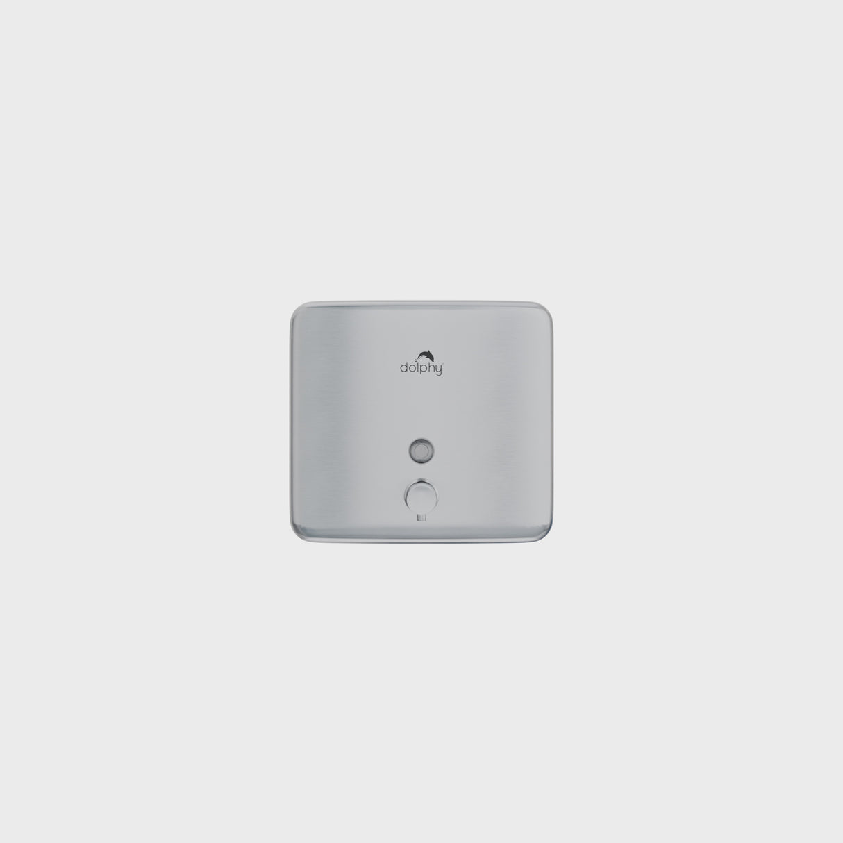 Dolphy Manual Stainless Steel Liquid Soap Dispenser 1200ml – Wall Mounted Hand Soap Pump – Silver