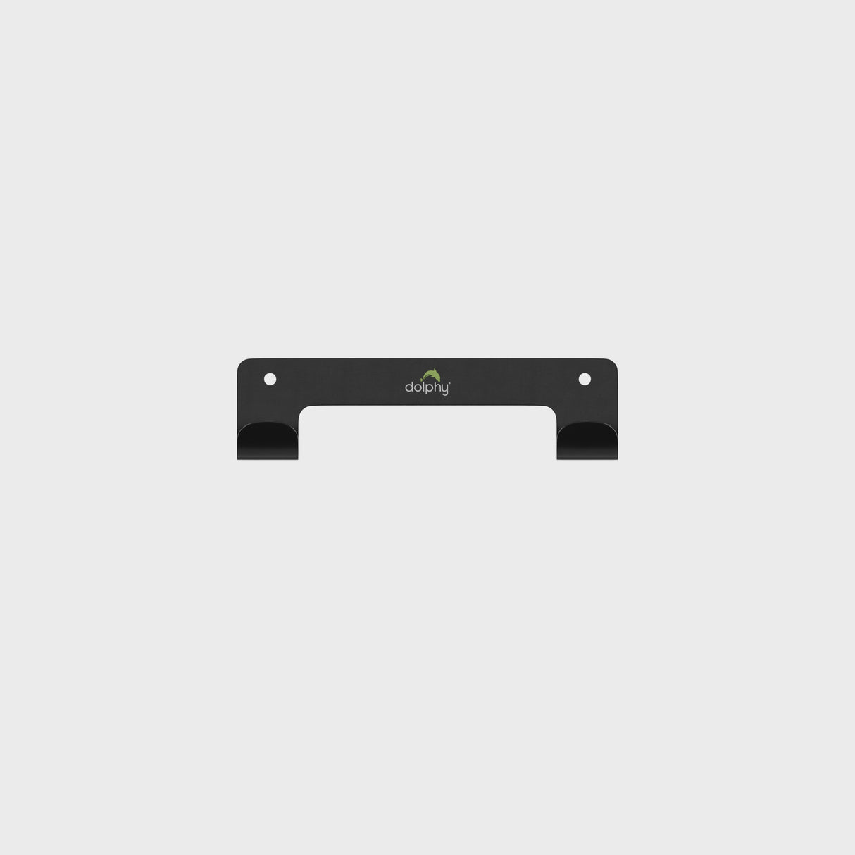 Dolphy Durable Metal Wall Mount Ironing Board Holder – 3x15.5x4.5 cm, Black – Space-Saving Laundry Storage Solution