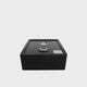 Dolphy Automatic Top-Opening Digital Safe – 41x15x35 cm Steel Security Safe with Digital Keypad, Auto-Open Door, Carpeted Interior & Mounting Kit – Black