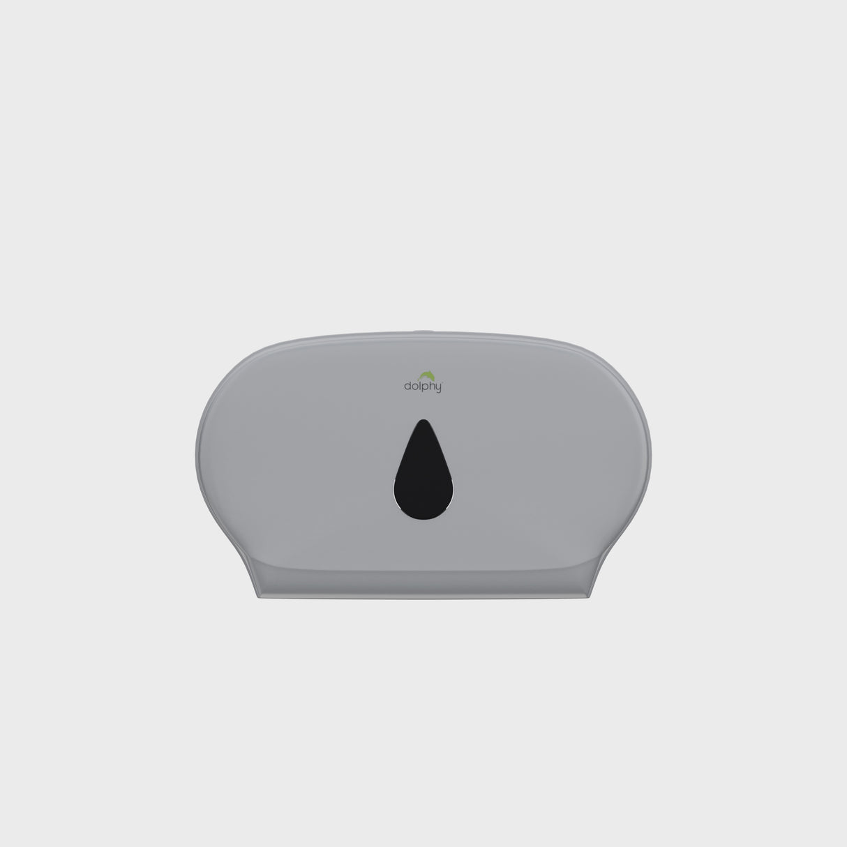 Dolphy Twin Lockable ABS Jumbo Toilet Roll Dispenser – White, Wall-Mounted, Holds 2 x 9" Rolls, Durable & Hygienic for High-Traffic Washrooms