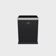 Dolphy 10L Rectangular Stainless Steel Waste Bin – Black Open-Top Dustbin for Bathroom, Office, Hotel & Home Use