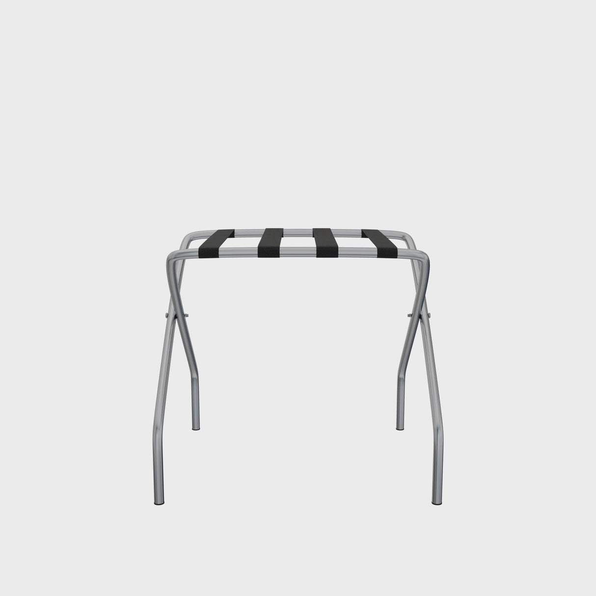 Dolphy Stainless Steel Luggage Rack Model DLRK0003 – Foldable Silver Frame with Heavy-Duty Nylon Straps