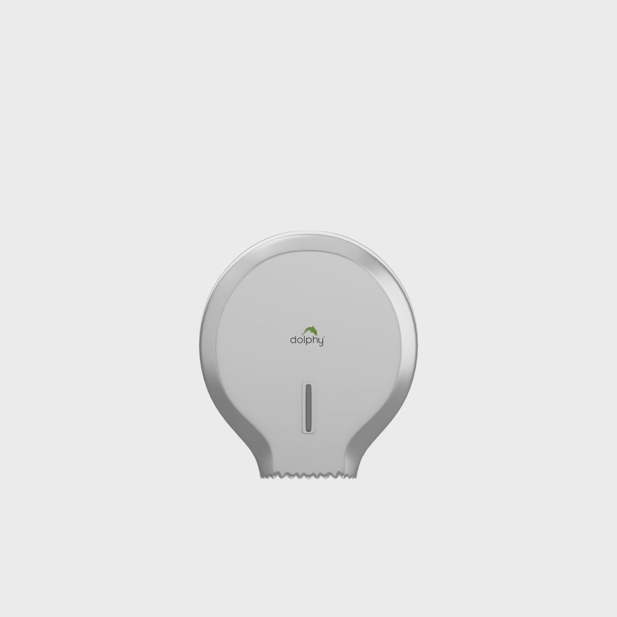 Dolphy Jumbo Lockable ABS Toilet Roll Dispenser – Wall Mounted 9-Inch Roll Holder for Commercial Washrooms, Hotels & Offices – White