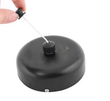Dolphy Retractable Stainless Steel Round Clothesline – Wall Mounted Drying Line in Black for Bathrooms, Balconies, and Laundry Areas