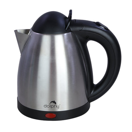 Dolphy Automatic 360° Swivel Base Electric Kettle 800ml - Silver