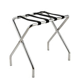 Dolphy Stainless Steel Luggage Rack Model DLRK0003 – Foldable Silver Frame with Heavy-Duty Nylon Straps
