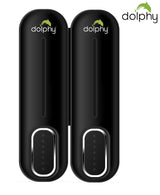 Dolphy Wall Mounted Soap Dispenser 300ml Pack of 2 Black