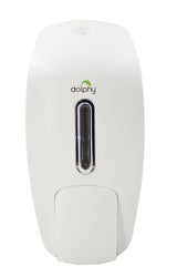 Dolphy Plaza Manual Soap-Sanitiser Dispenser 800ml Wall Mounted White ABS