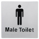 Black PVC sign, 180x180x3mm.