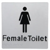 Black PVC sign, 180x180x3mm.